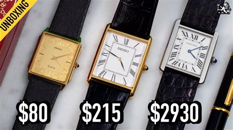 cartier tank alternatives|look alike cartier watches.